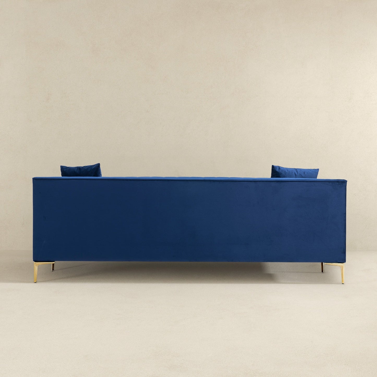 Angelina Sofa 91" (Dark Blue Velvet)