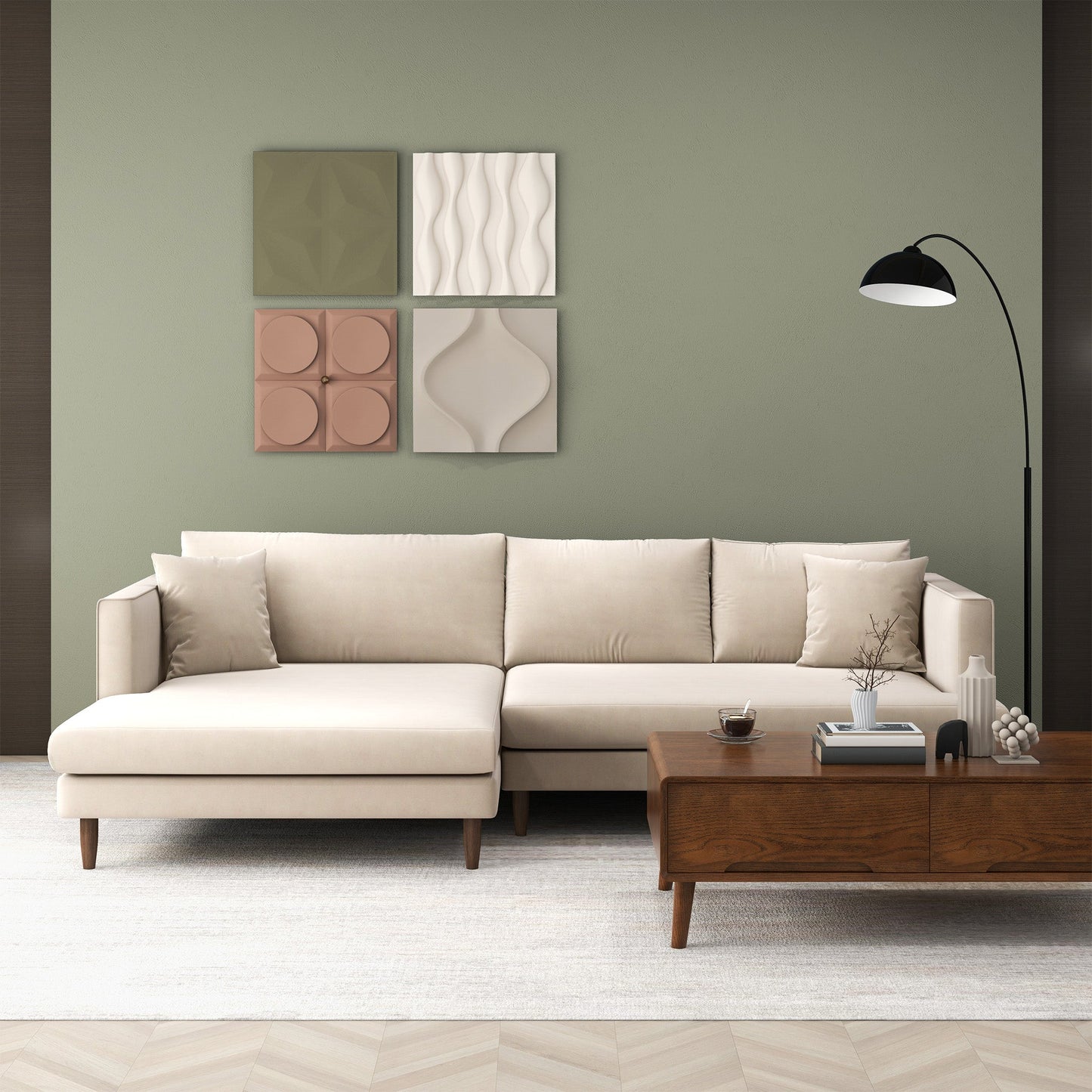 Blake L-Shaped Sectional Sofa Left Facing