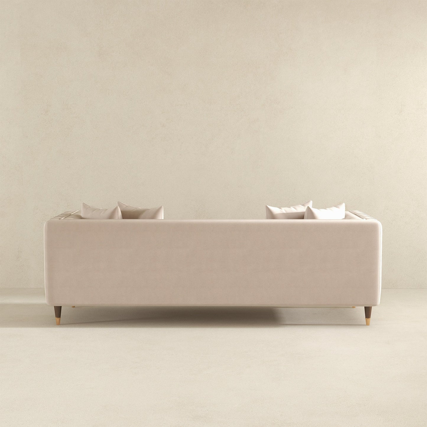 Edward Sofa (Light Cream Velvet)