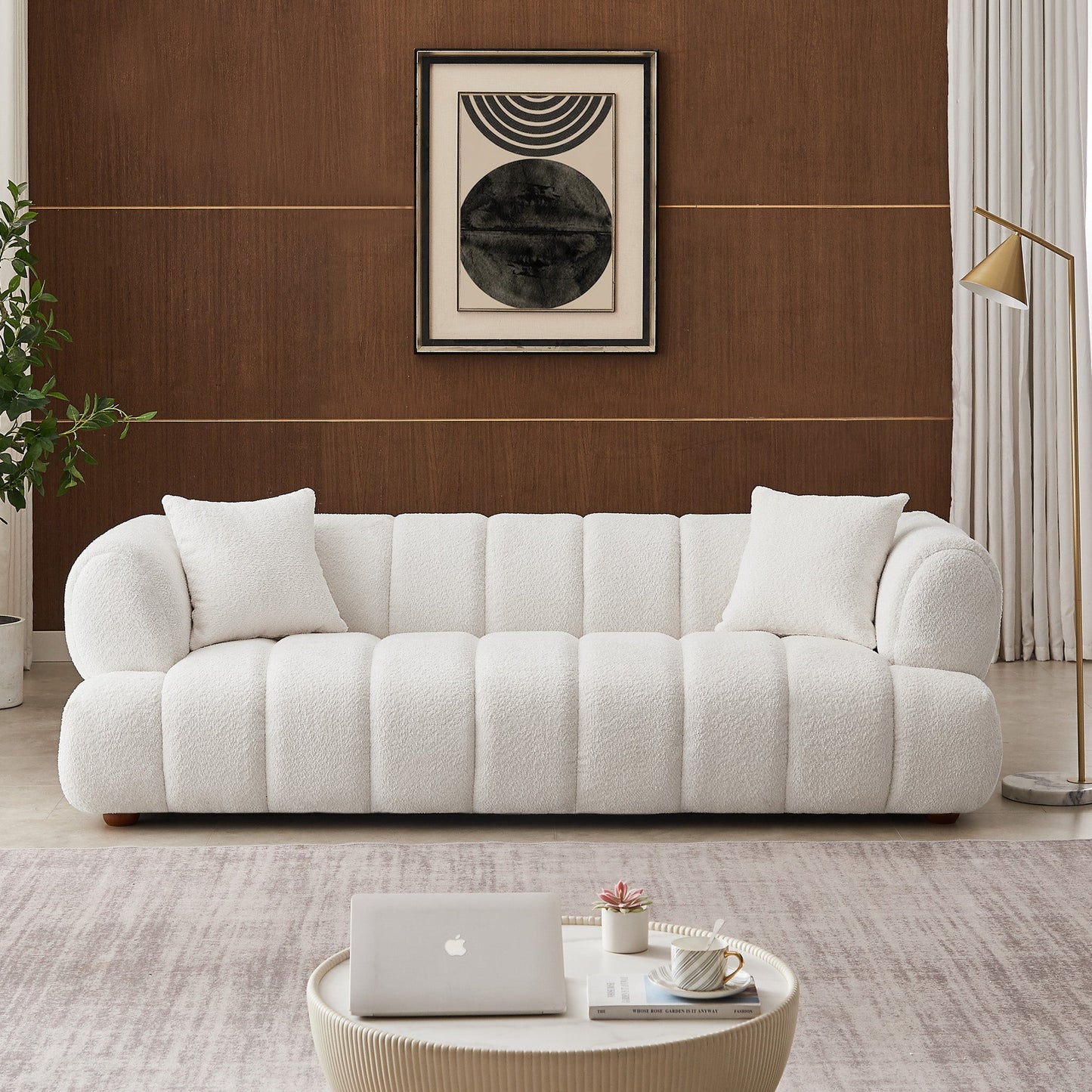 Jasmin  89.7'' Upholstered Sofa