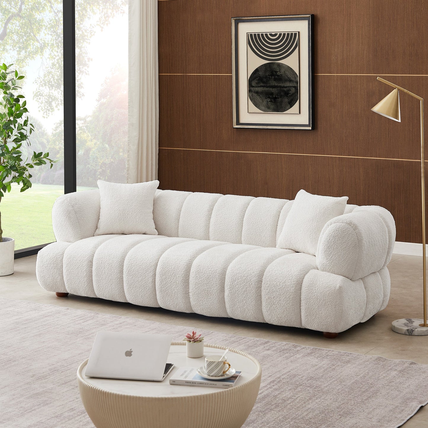 Jasmin  89.7'' Upholstered Sofa