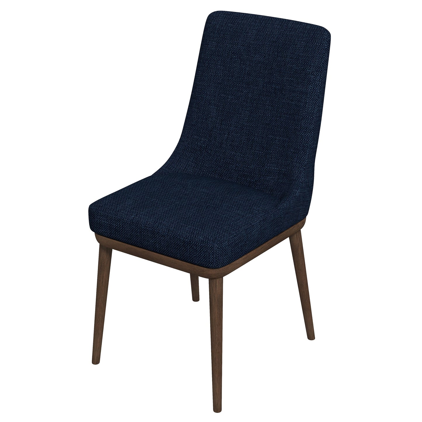 Kate  Dark Blue Fabric Dining Chair (Set Of 2)