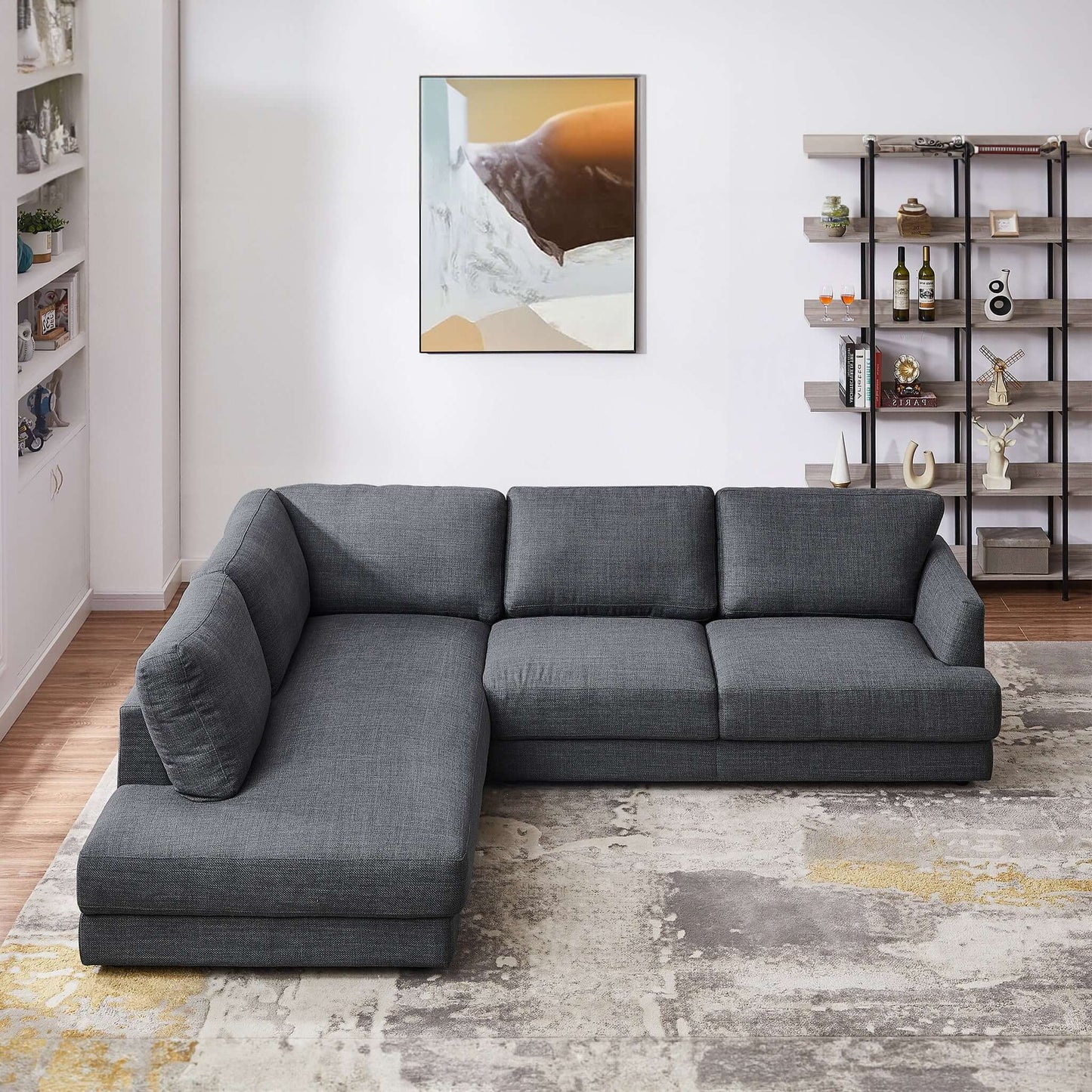 Glander  Cozy Sectional Sofa Left Facing