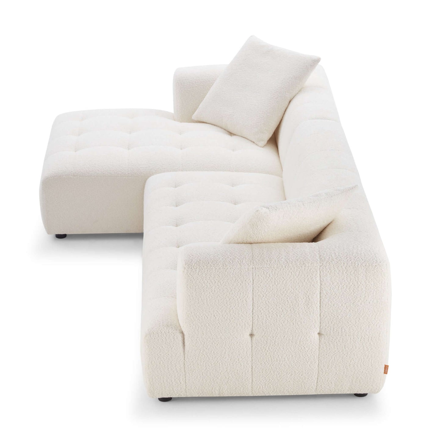 Kaynes  Boucle Sectional Sofa