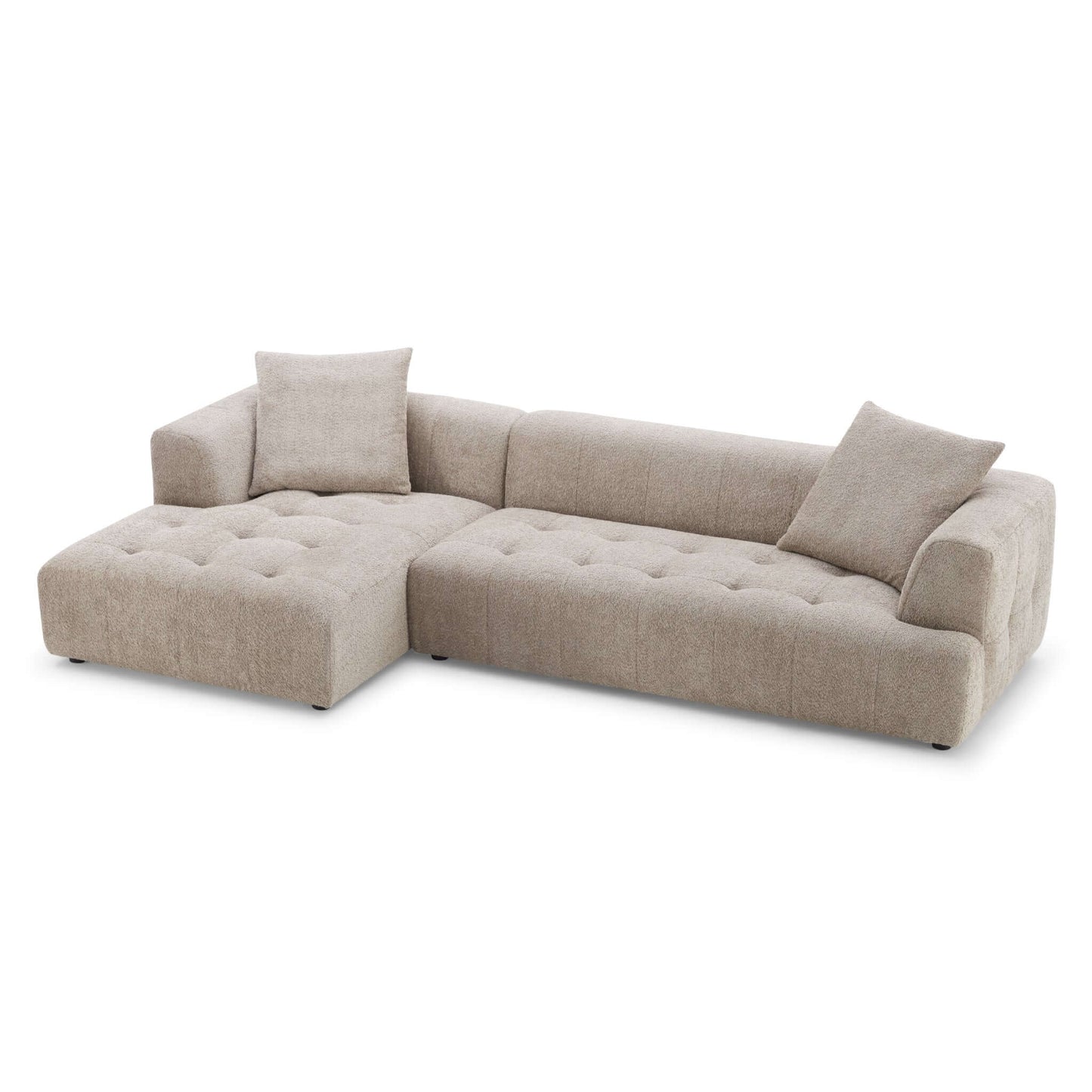 Kaynes  Boucle Sectional Sofa