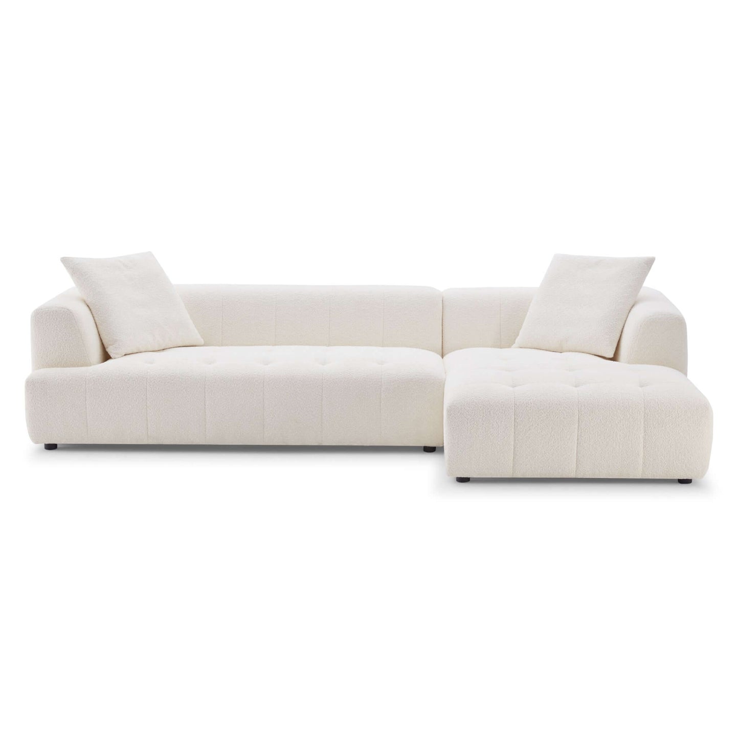 Kaynes  Boucle Sectional Sofa