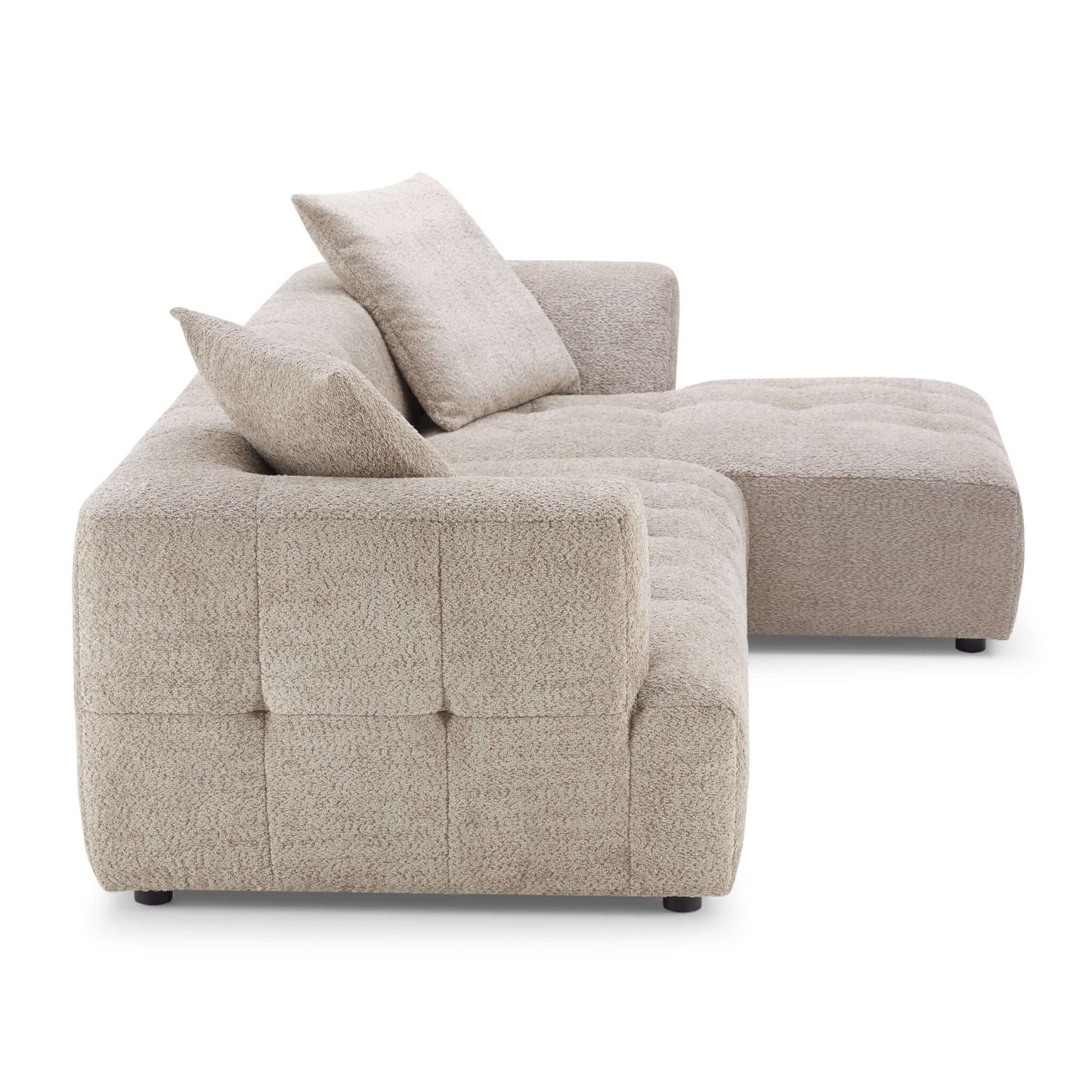 Kaynes  Boucle Sectional Sofa