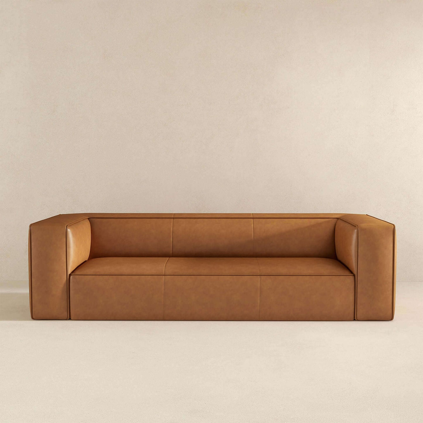 Colton  Tan Leather Sofa